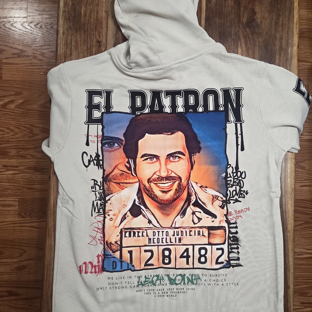 Left Points Pablo Escobar Mugshot Hoodie
